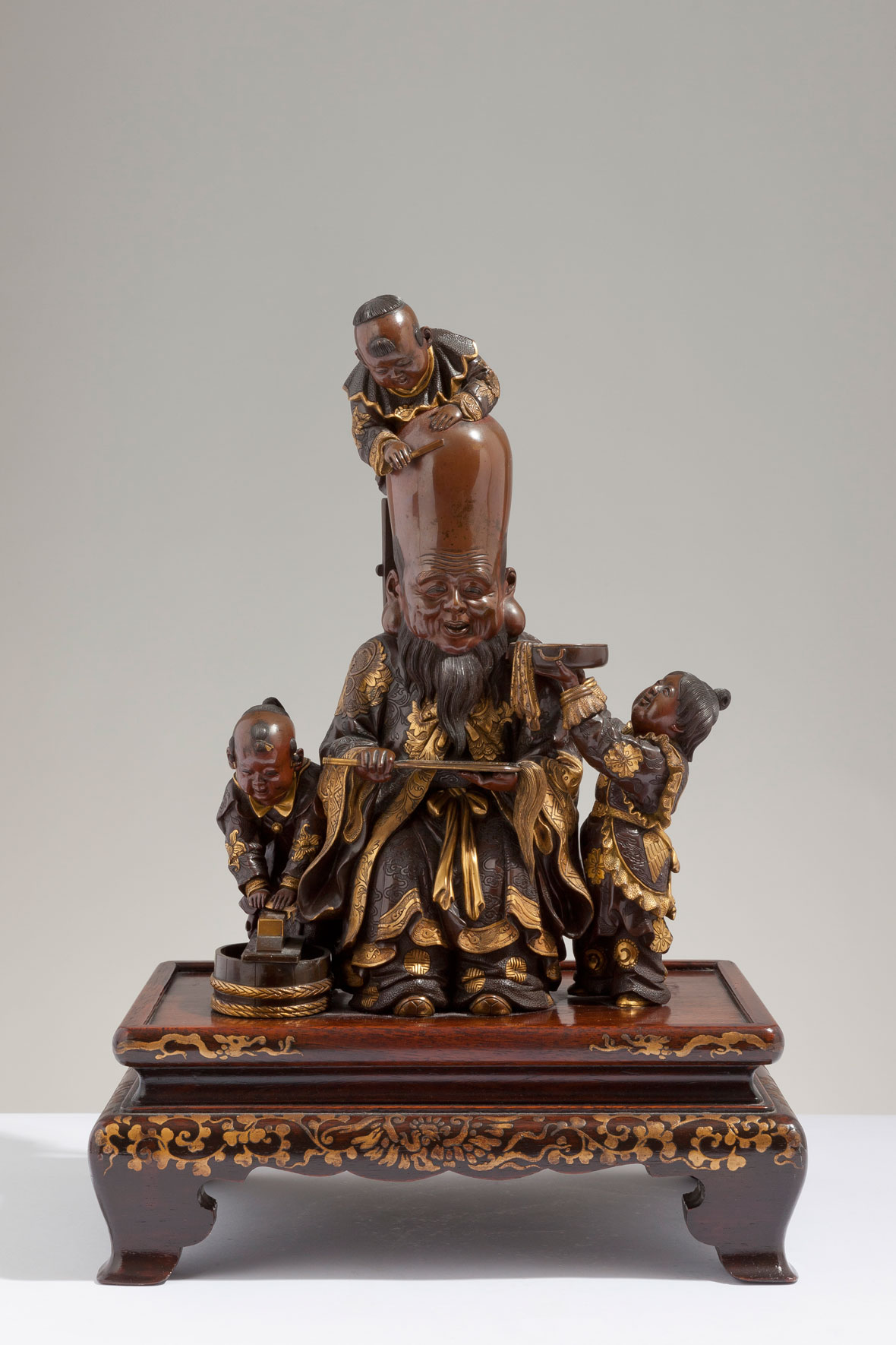 Bronze Miyao Man with Long Head